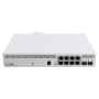 Switch, 8 x Gigabit PoE, 2 x SFP+ 10Gbps, Management - MikroTik CSS610-8P-2S+IN MIKROTIK - 1